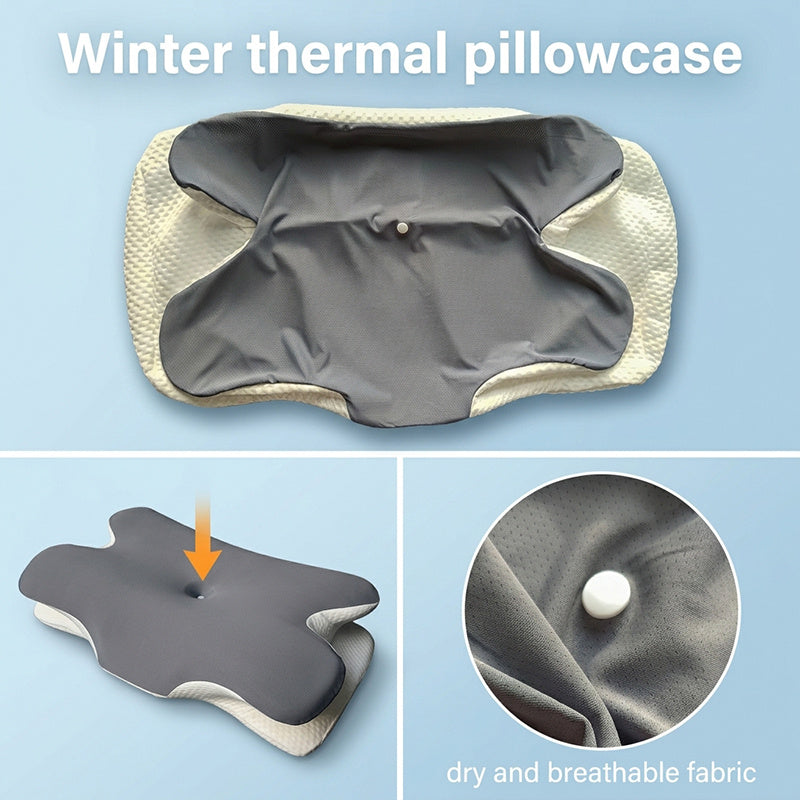Oreiller cervical ergonomique, 65 × 35 cm — oreiller cervical