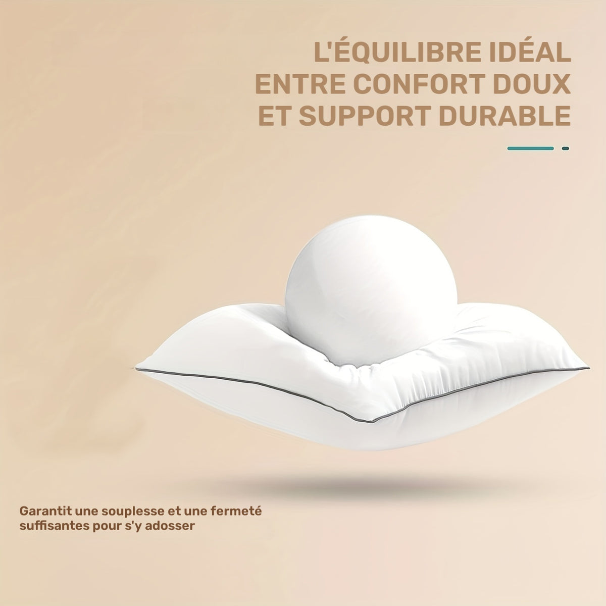 Coussin, 65 × 65 cm — photo du produit