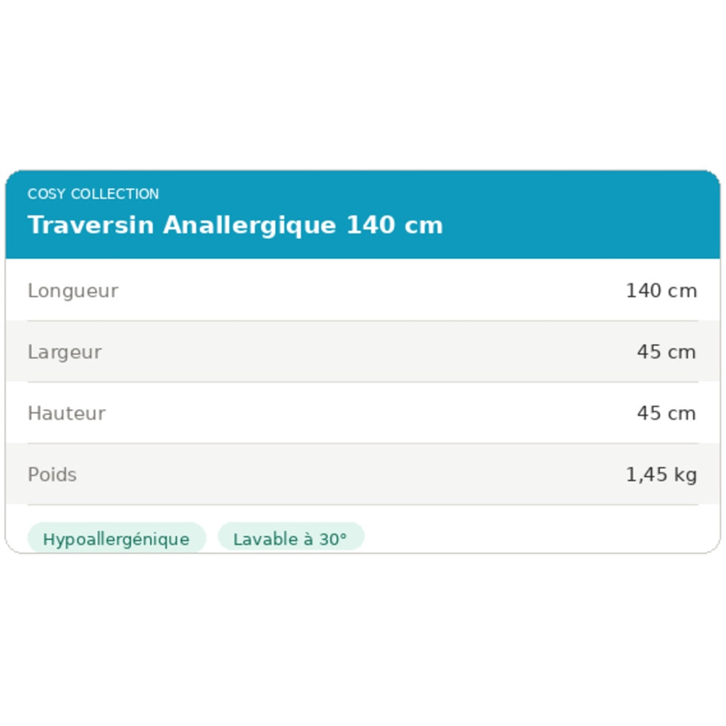 Traversin (2), visuel produit
