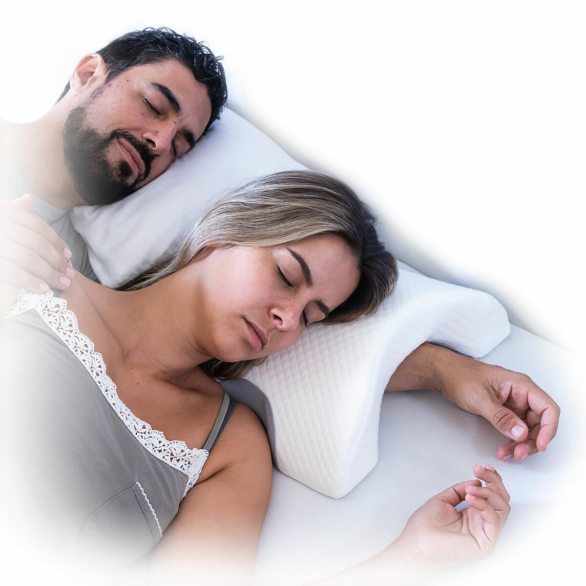Oreiller à mémoire de forme ergonomique — photo du produit