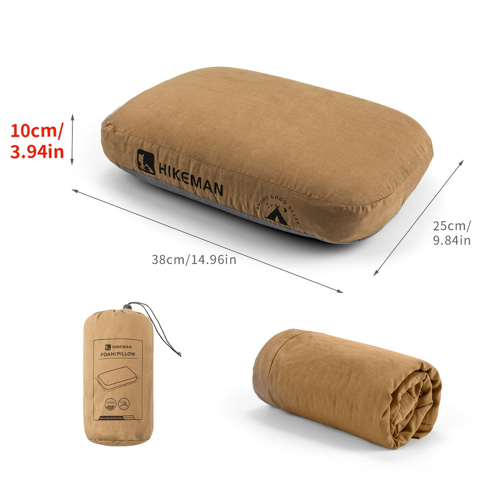 Oreiller à mémoire de forme de voyage, 4 coloris, présentation du produit