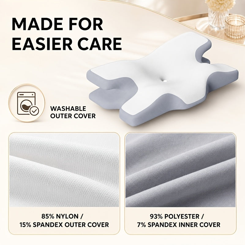 Oreiller à mémoire de forme, fermeté souple — oreiller