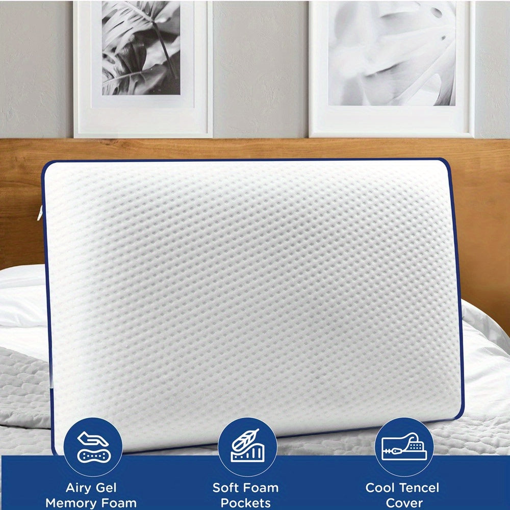 Oreiller, 40 × 60 cm, housse en 100 % polyester