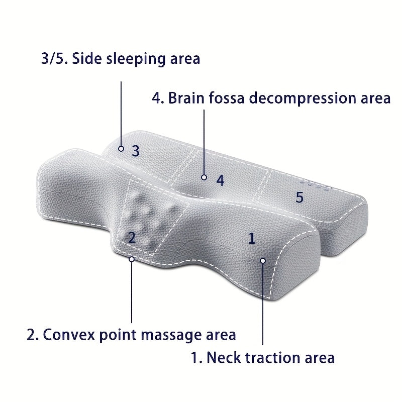 Oreiller ergonomique, fermeté medium — photo du produit