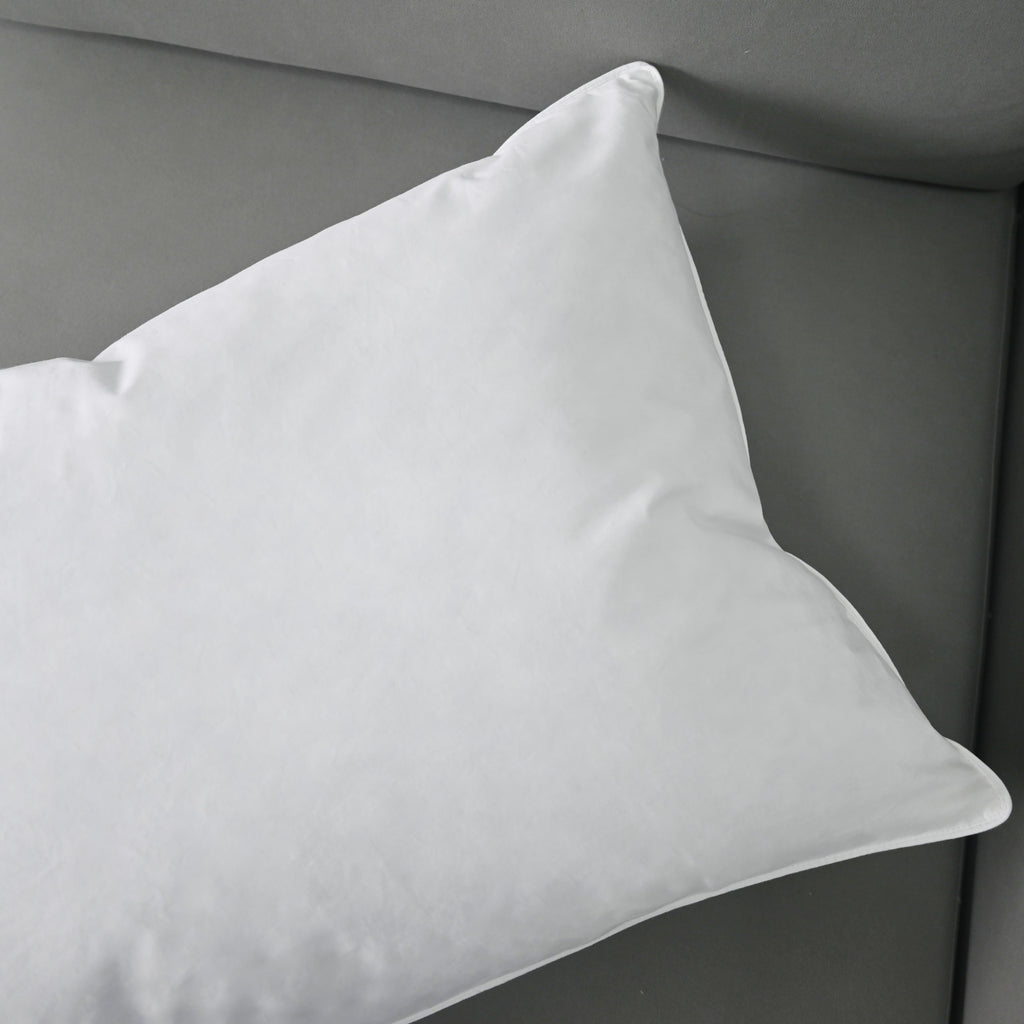 Oreiller en plume, 50 × 91 cm, fermeté souple, visuel produit