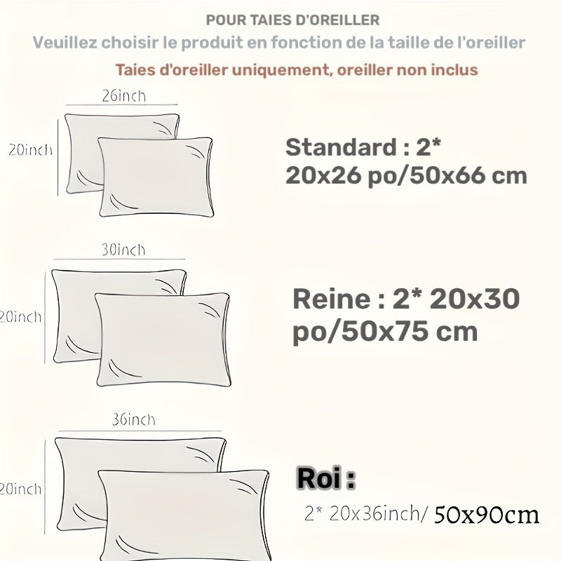 Oreiller, 50 × 90 cm, 7 coloris, autre visuel