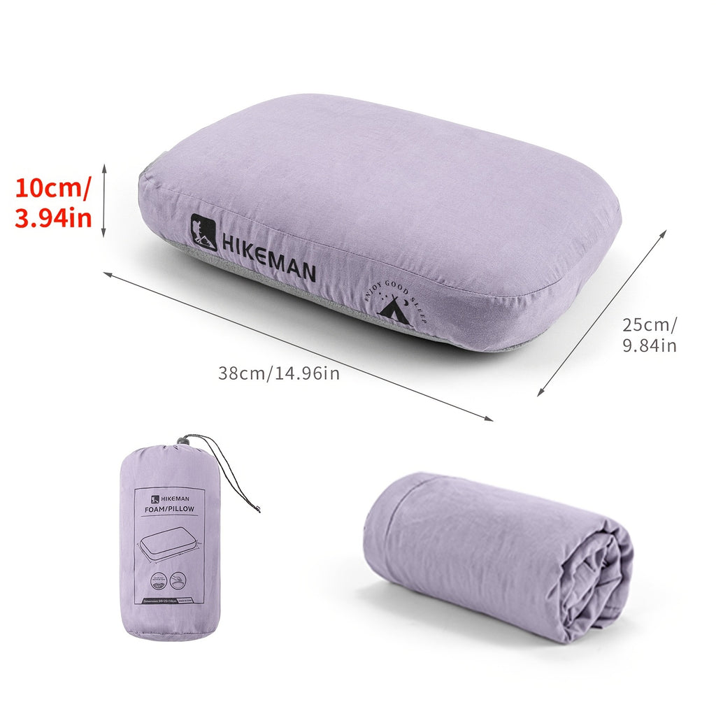 Oreiller à mémoire de forme de voyage, 4 coloris, visuel produit