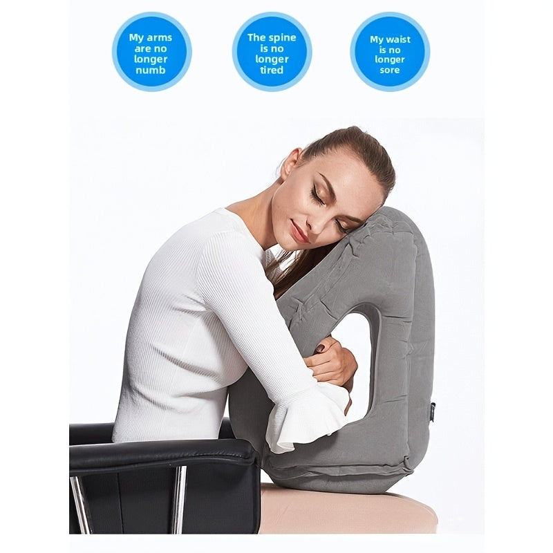 Coussin cervical gonflable, 3 coloris — visuel de la fiche