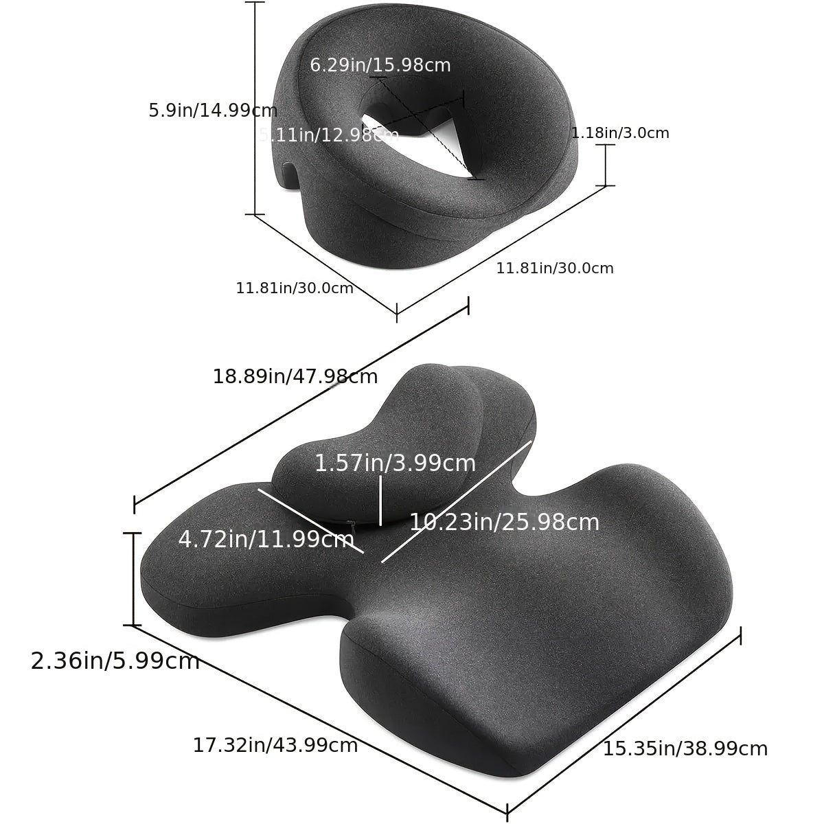 Oreiller en microfibre, 3 coloris — oreiller