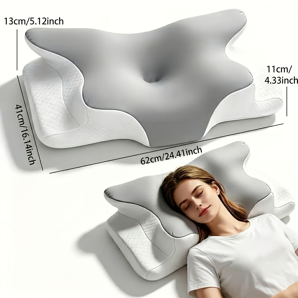 Oreiller cervical ergonomique, 12 coloris, illustration produit