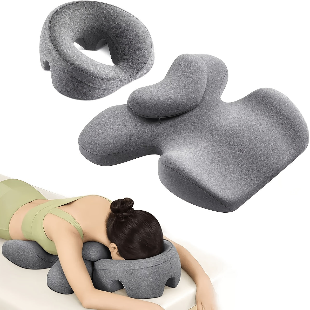 Oreiller en microfibre, 3 coloris, présentation du produit